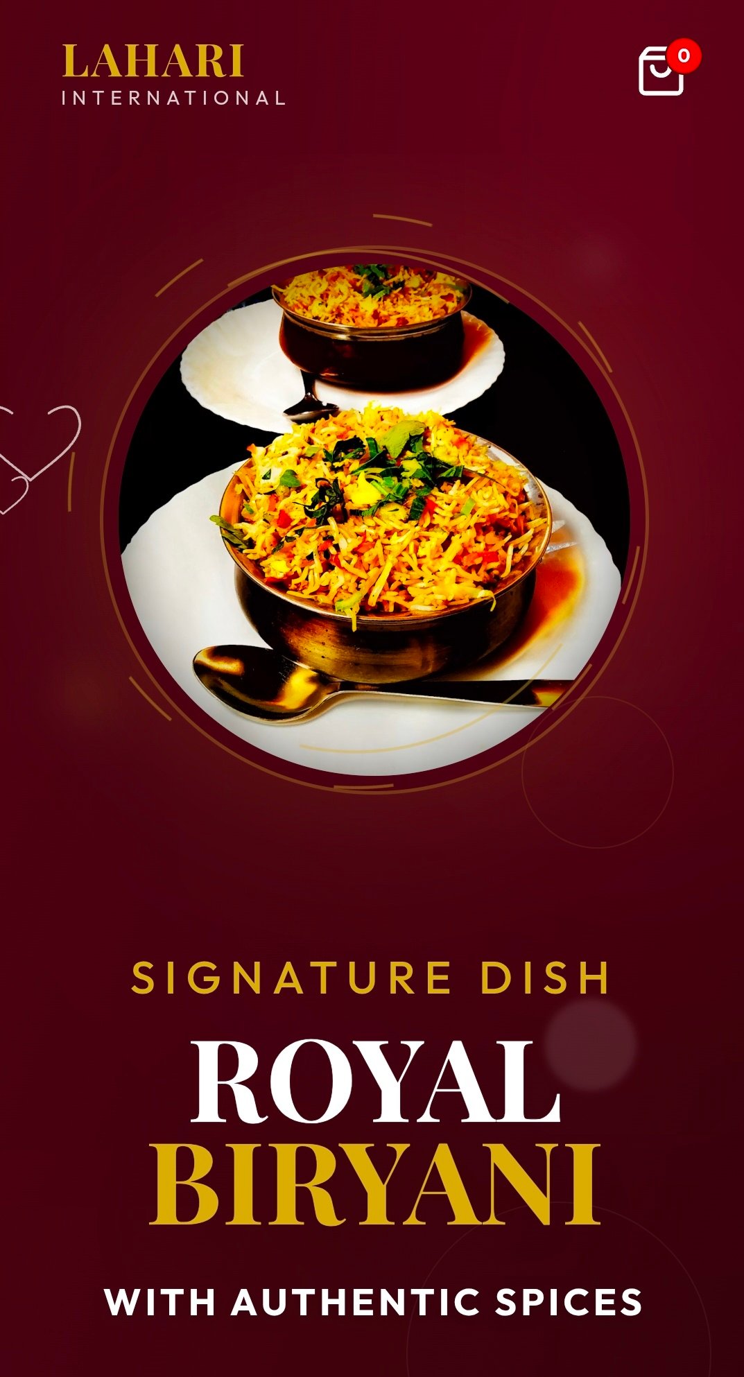Lahari International website preview